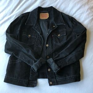 Black 70’s Style Levi’s Corduroy Jacket